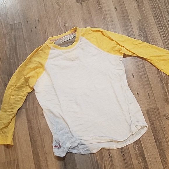 Shipley Yellow and white Raglan - Picture 1 of 3
